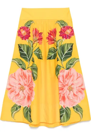 Farm Rio Spring Awakening maxi skirt