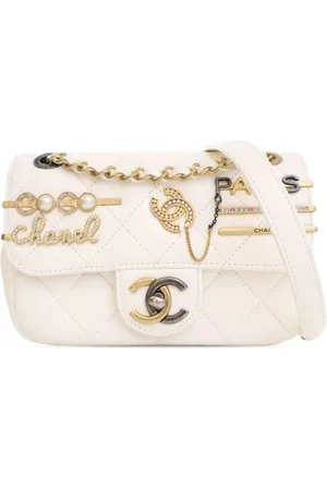 CHANEL 2021-2024 Mini Quilted Lambskin Coco Clips Flap crossbody bag