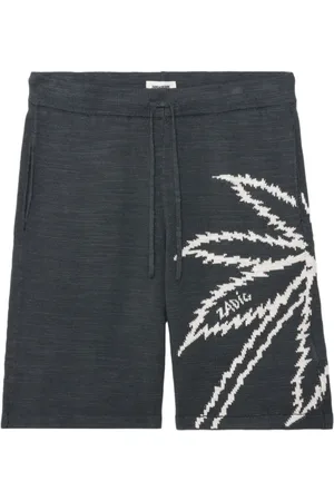 Zadig & Voltaire Pazzo palm-print shorts