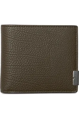 Burberry B-plaque leather bi-fold wallet