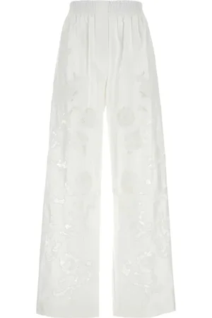 MAGDA BUTRYM Wide-leg poplin trousers