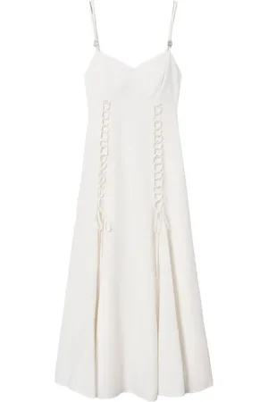 Twin-Set Linen-blend dress