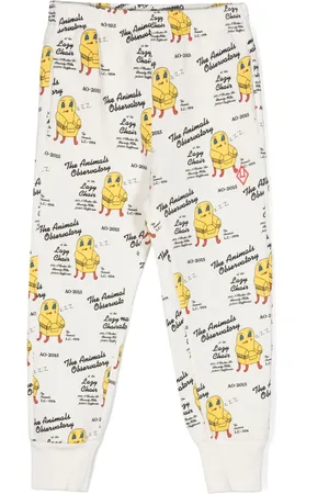 The Animals Observatory Panther cotton track pants