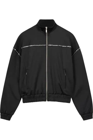 ROUGH. Stud-detail track jacket