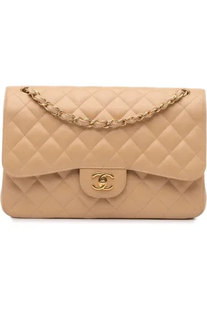 CHANEL 2012-2013 Jumbo Classic Caviar Double Flap shoulder bag