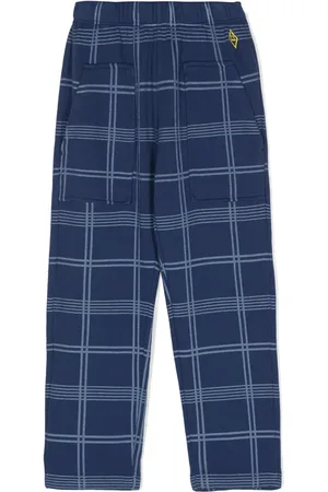 The Animals Observatory Plaid-check straight trousers