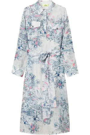 Twin-Set Floral-print shirt dress