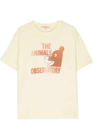 The Animals Observatory Logo-print cotton T-shirt