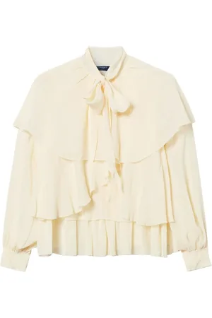 Twin-Set Flounce-design blouse