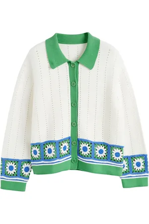 Chinti & Parker Crochet-knit shirt