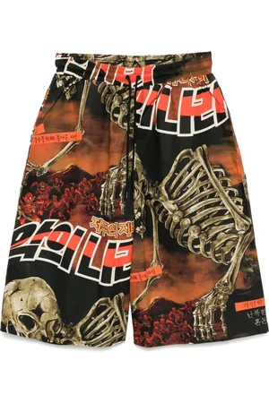 LU’U DAN Graphic-print shorts