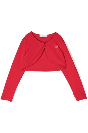MONNALISA Rounded cover-up cardigan