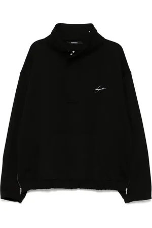 SONGZIO Youth aquarelle cocoon high-neck sweatshirt
