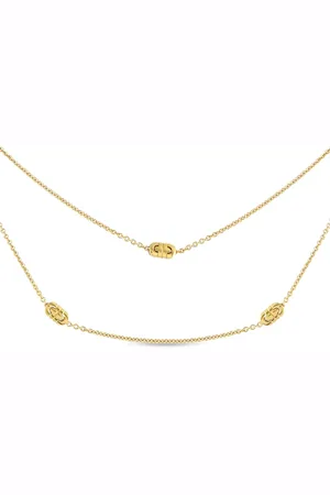 Bvlgari 18kt gold Parentesi chain necklace