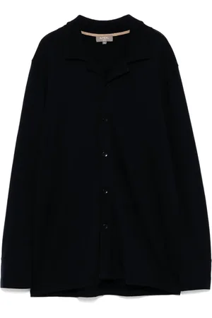 N.PEAL Cuban Collar Overshirt