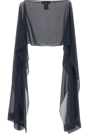 TALBOT RUNHOF Sheer poncho