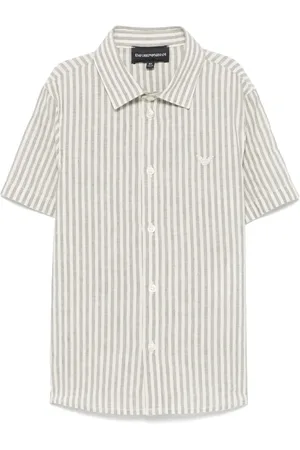 Emporio Armani Embroidered-logo shirt