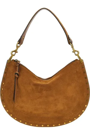Isabel Marant Oskan studded suede shoulder bag
