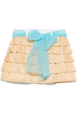 MISS GRANT Bow-detail skirt