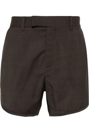 MARTINE ROSE Houndstooth tailored shorts