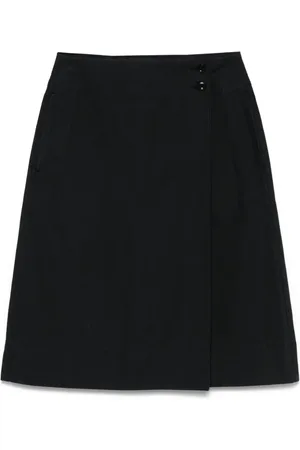 MARGARET HOWELL Wraparound midi skirt