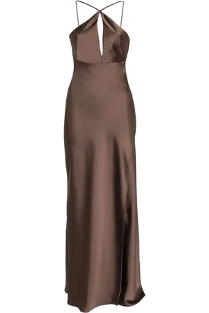 Patrizia Pepe Satin maxi dress