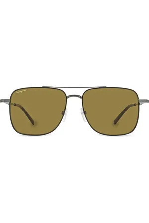 Salvatore Ferragamo 266 pilot-frame sunglasses