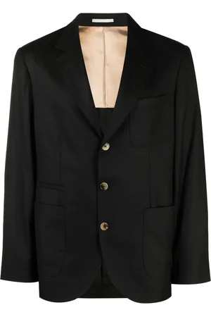 Brunello Cucinelli Single-breasted wool blazer
