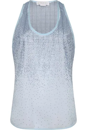 GENNY Metallic finish tank top