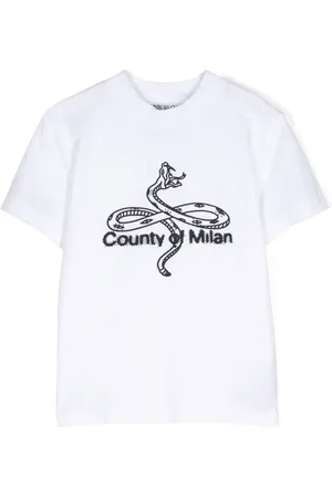 MARCELO BURLON Graphic-print cotton T-shirt