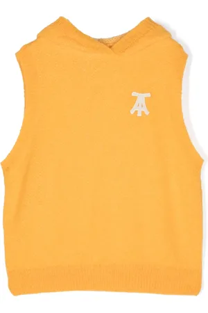 The Animals Observatory The Yak logo-patch vest