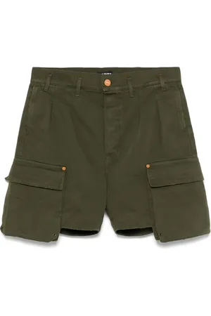 CULTURA Logo-patch shorts