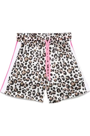 MISS GRANT Leopard-print shorts