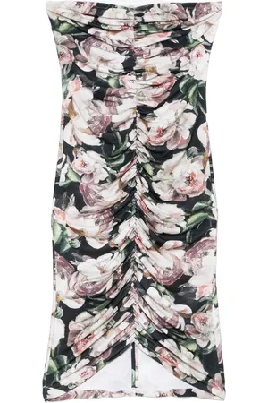 Norma Kamali Shirred mini dress