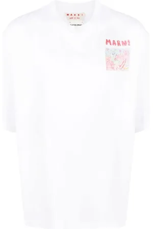 Marni Chest logo-print detail T-shirt