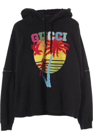 Gucci 2010s logo-print cotton hoodie