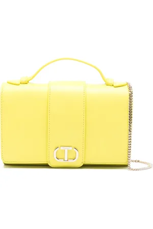 Twin-Set Oval T flap cross body bag