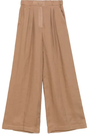 LORENA ANTONIAZZI Pleat-detailing trousers