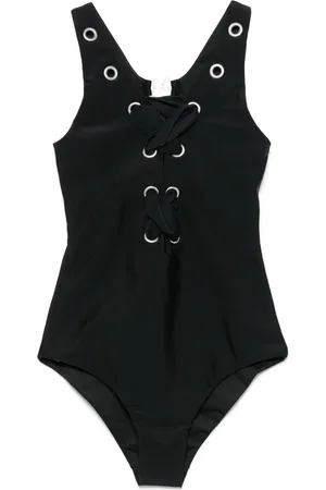MONNALISA Eyelet-embellished swimsuit