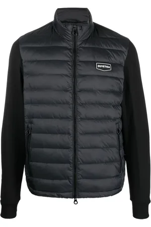 Duvetica Embroidered logo quilted puffer jacket