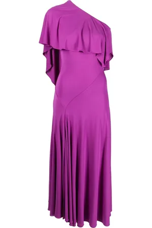 Roberto Cavalli Draped one-shoulder dress