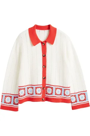 Chinti & Parker Crochet-knit shirt