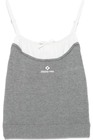 Shushu/Tong Fine-knit tank top