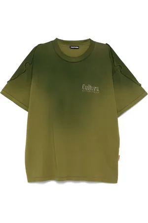 CULTURA Embroidered-logo T-shirt
