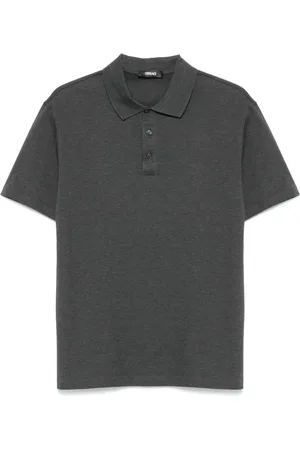 VERSACE Piqué-weave polo shirt