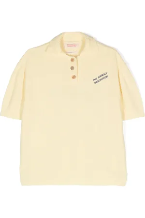 The Animals Observatory Raven bouclé polo jumper