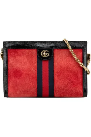 Gucci 2016-2024 Small Suede Ophidia Chain crossbody bag