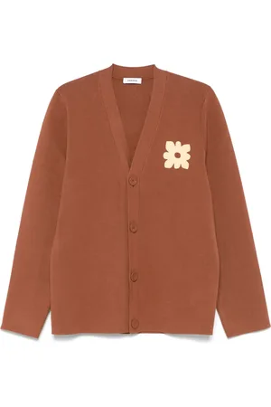 Sandro Flower-patch cardigan