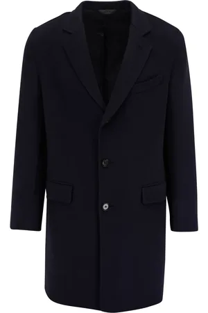 BRIONI Single-breasted wool blend coat