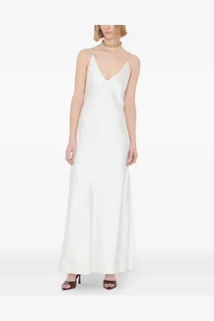 Danamè Selena chain-detail slip dress